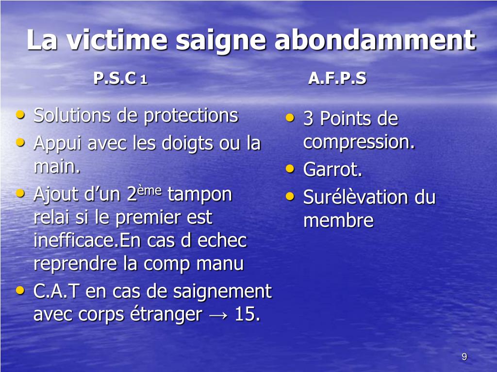 Syndrome du survivant après pse