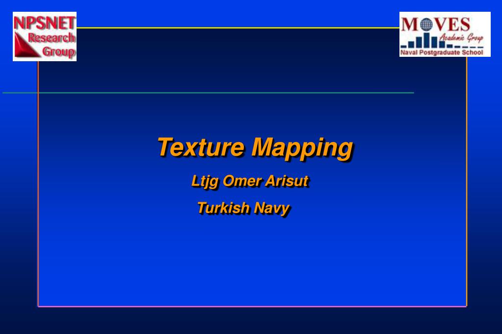 ppt texture mapping ltjg omer arisut turkish navy powerpoint