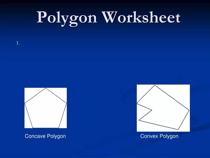 Ppt Polygon Worksheet Powerpoint Presentation Free
