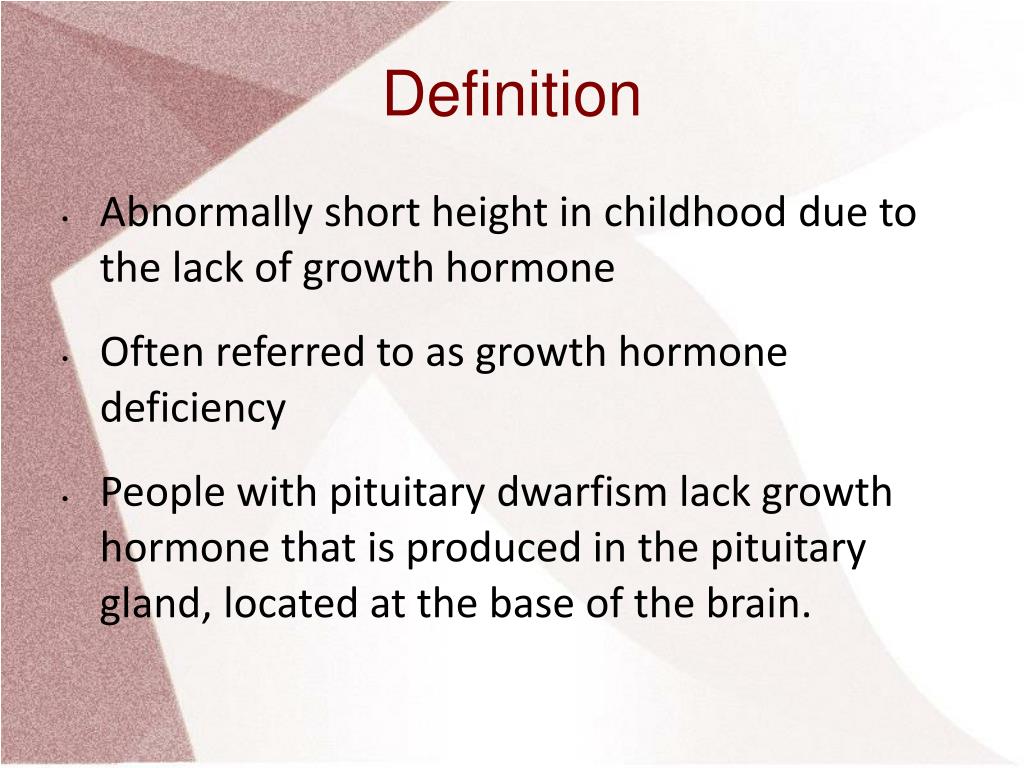 PPT - Pituitary Dwarfism By Emily Owen PowerPoint Presentation, free  download - ID:1011186