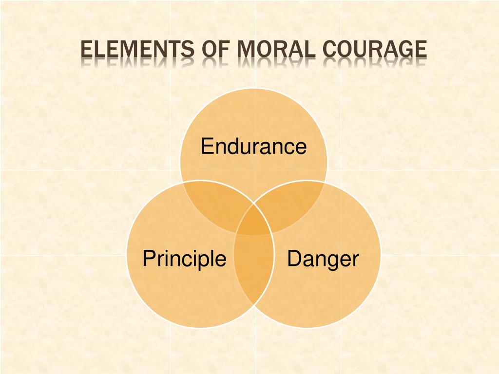 what is moral courage essay