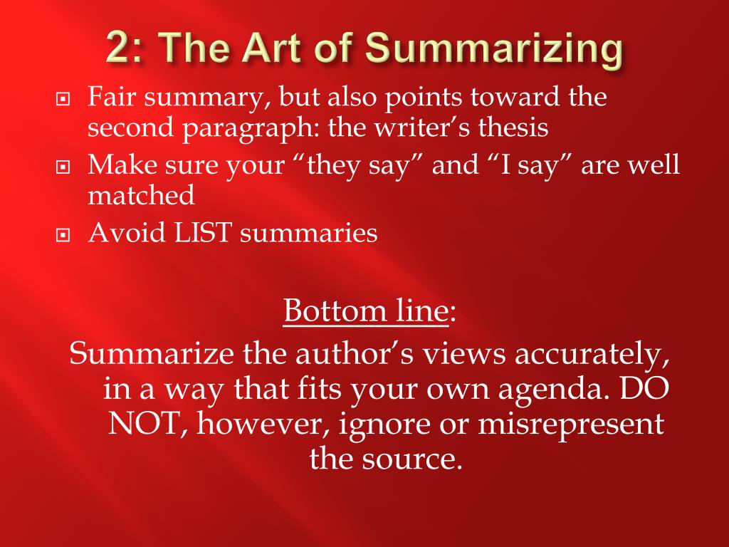 ppt they say i say powerpoint presentation id 1012618 they say i say summary