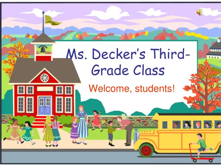 ms decker s third grade class n.