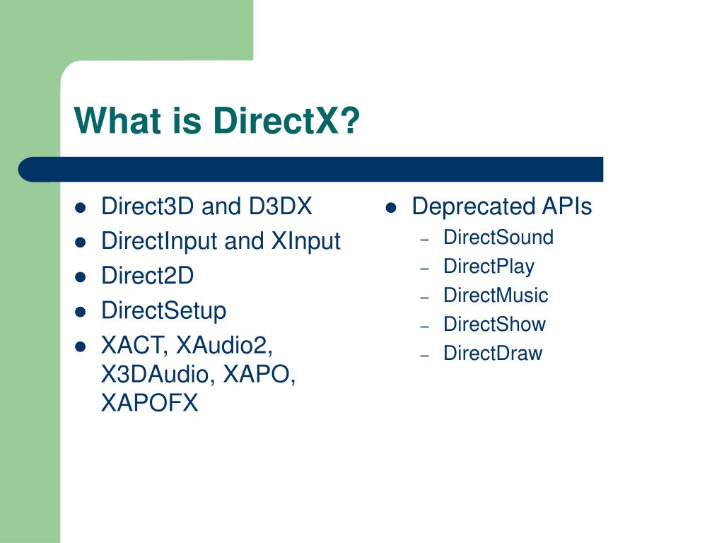 Computer Graphics Introducing DirectX - ppt download