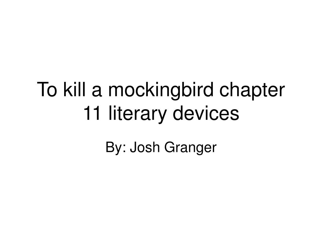 literary device examples in to kill a mockingbird