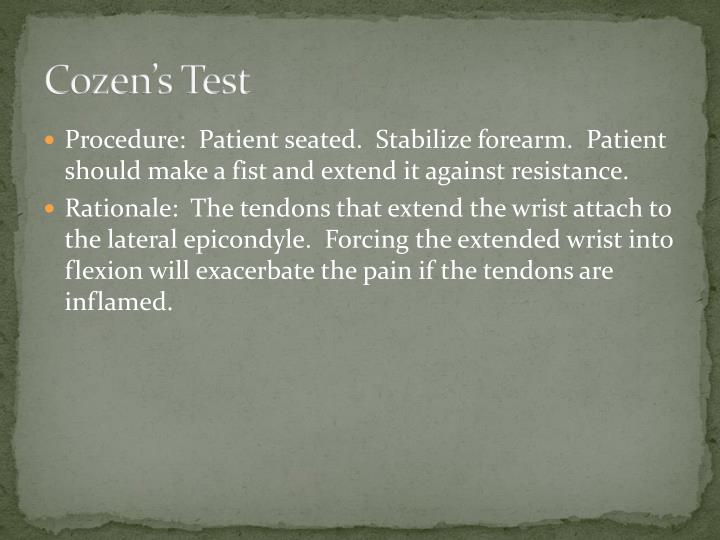 PPT Introduction to Upper Extremity Orthopedic Tests PowerPoint PPT Introduction to Upper Extremity Orthopedic Tests PowerPoint