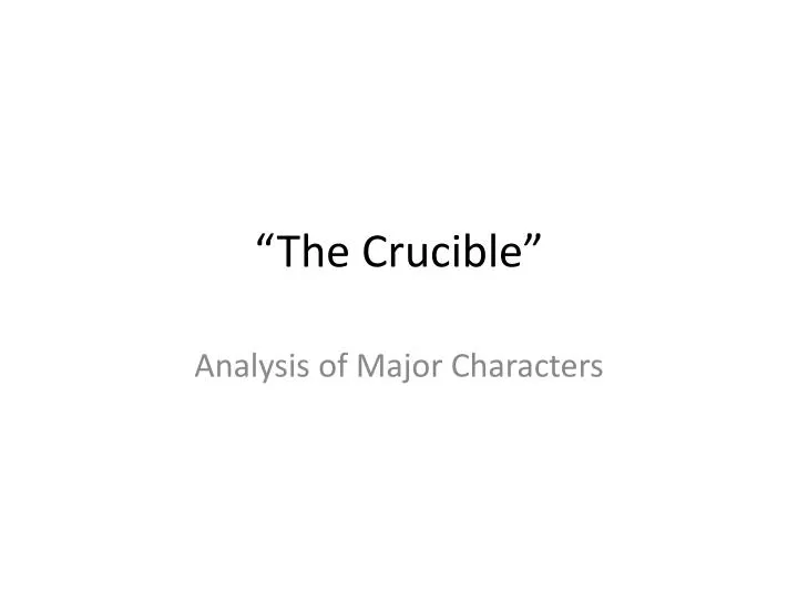 characters in arthur millers the crucible Lenin gallardo ms jones 04/25/2017 period 6 the crucible by arthur miller 1 cast of characters: in the list of characters, what clues might there be as to what theme or themes the play might explore. characters in arthur millers the crucible Lenin gallardo ms jones 04/25/2017 period 6 the crucible by arthur miller 1 cast of characters: in the list of characters, what clues might there be as to what theme or themes the play might explore.