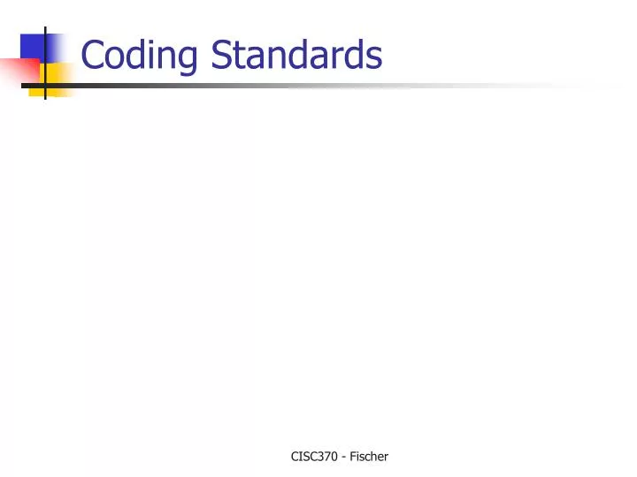 PPT - Coding Standards PowerPoint Presentation, free download - ID:1014818