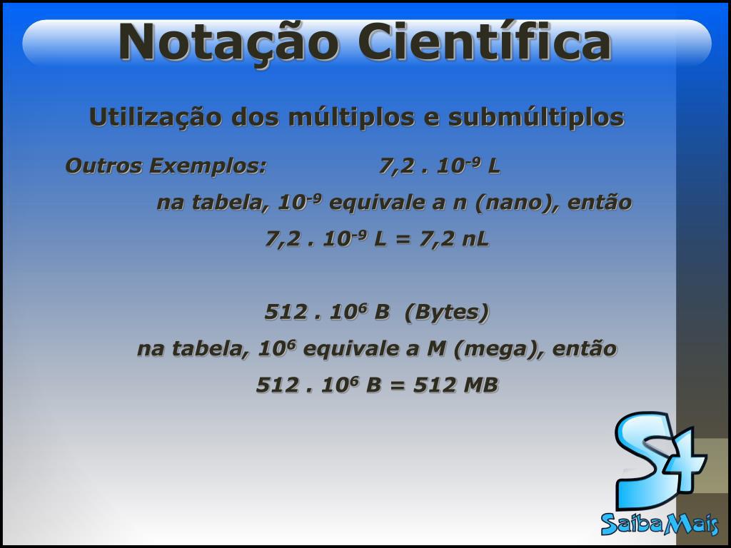 Aula 10 Notação Científica 9°Ano 