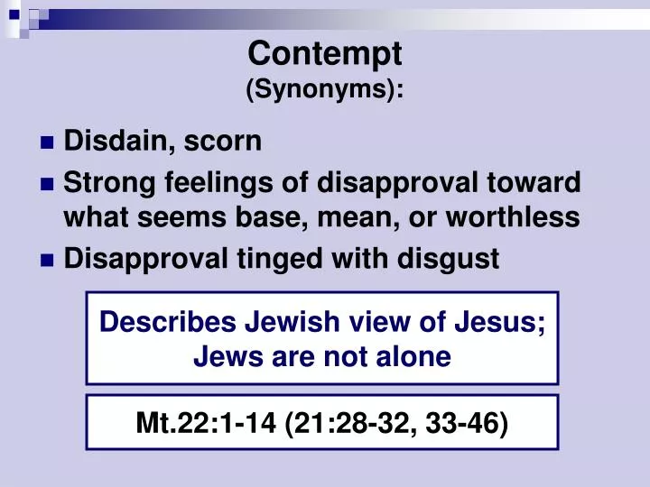 scorn synonym scorn synonym