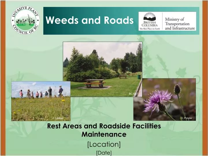 rest areas and roadside facilities maintenance location date n.