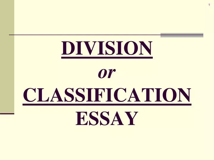 Division and classification essay on friends