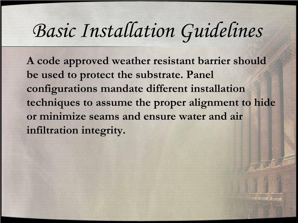 PPT - Modern Insulated Siding Technology for Residential and Light ...