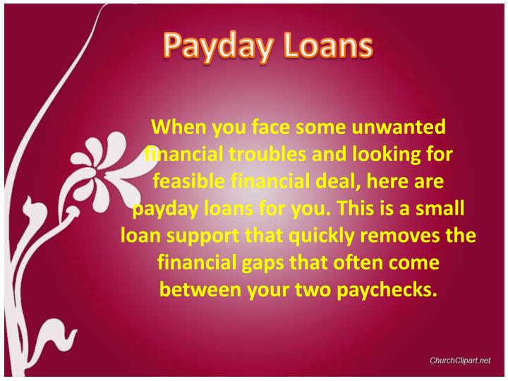 salaryday personal loans on the internet