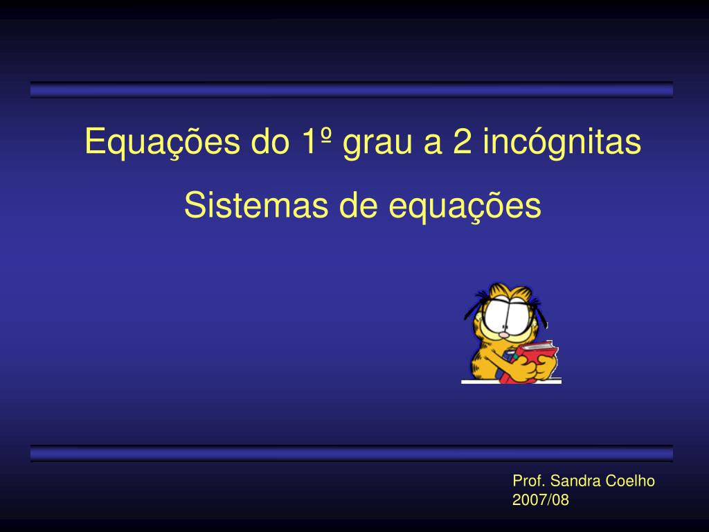 QUIZ - EQUAÇÃO DO 1º GRAU 