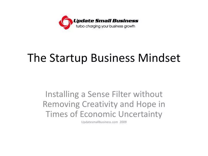 the startup business mindset n.