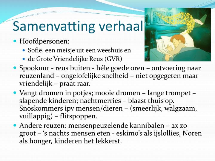 PPT - De Grote Vriendelijke Reus (GVR) PowerPoint Presentation - ID:1022282