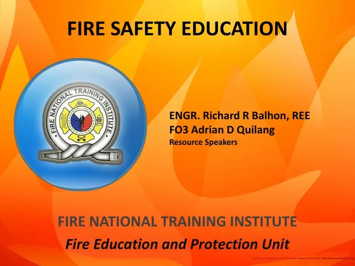 PPT FIRE SAFETY EDUCATION PowerPoint Presentation, free download ID
