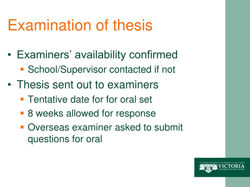 phd examination process