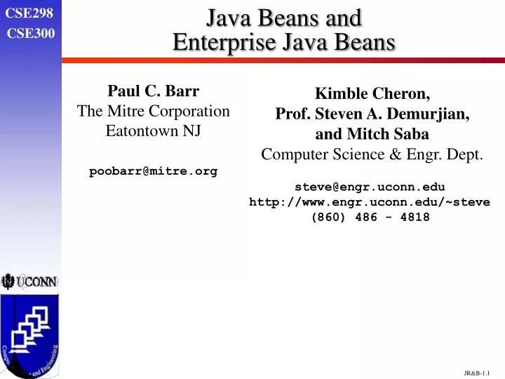 java beans and enterprise java beans n.