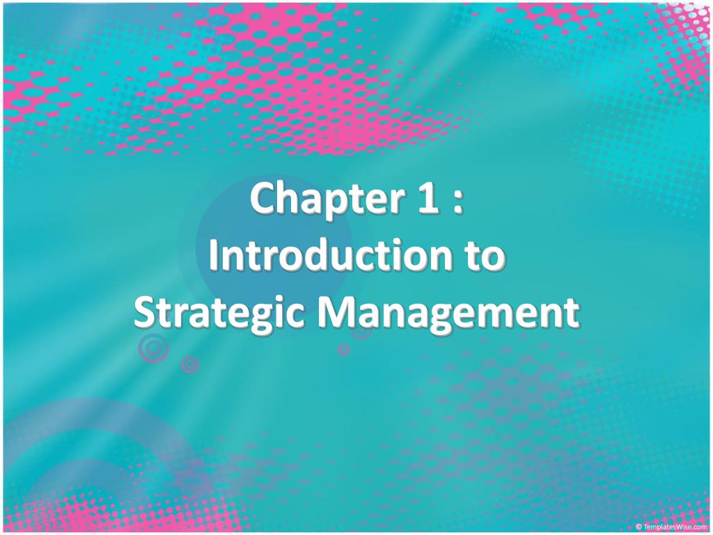 presentation on strategic management