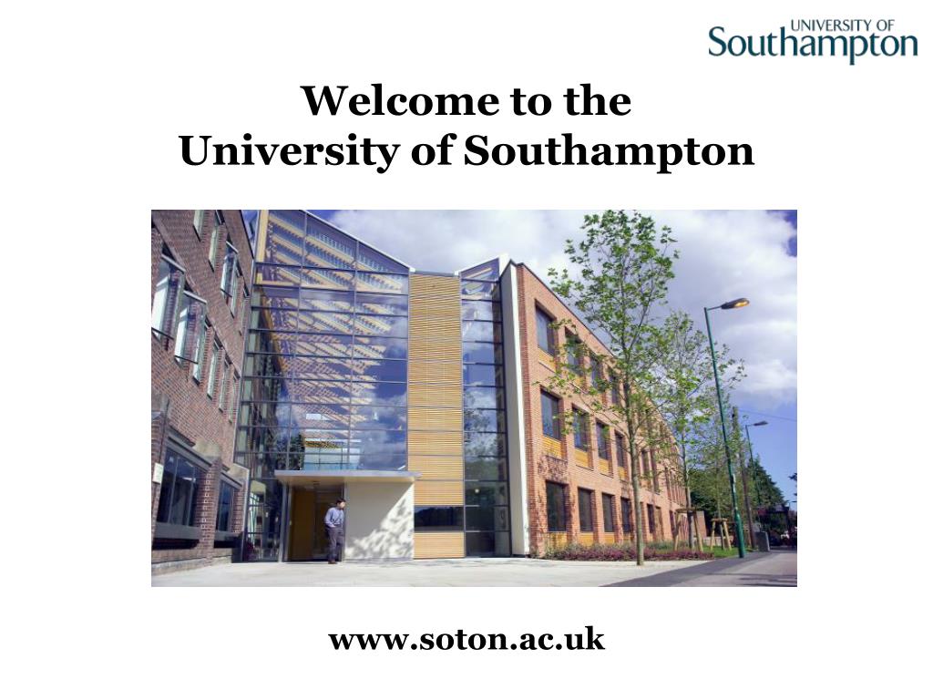 university of southampton presentation template