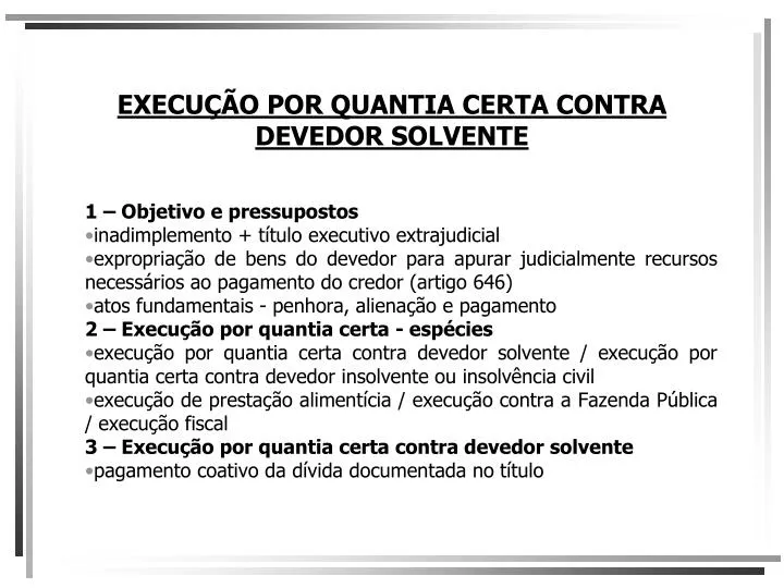Execução Por Quantia Certa Contra A Fazenda Publica Peça Exemplo