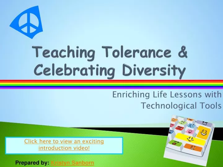 Ppt Teaching Tolerance Celebrating Diversity Powerpoint Presentation Id 1029842