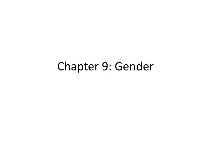 chapter 9 gender n.