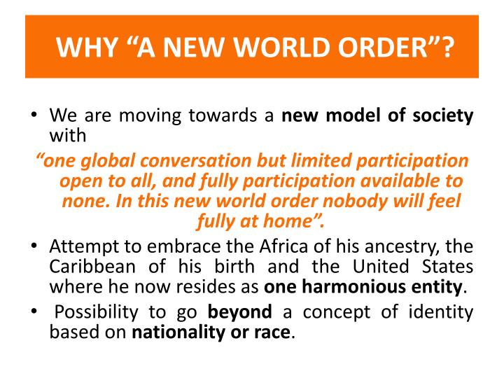 New world order essay