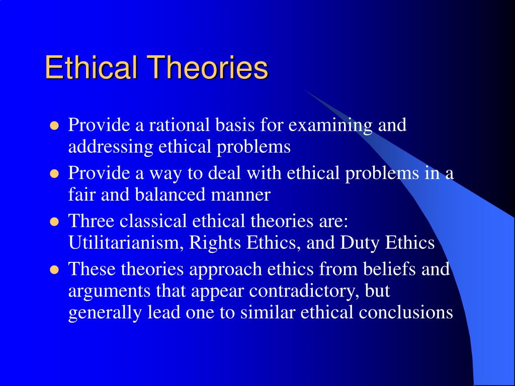 what are the three classical theories of morality