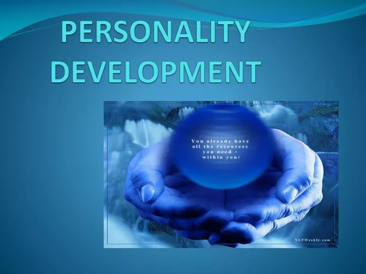 personality development presentation pdf