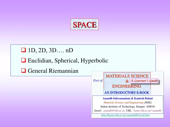1d 2d 3d nd euclidian spherical hyperbolic general riemannian n.