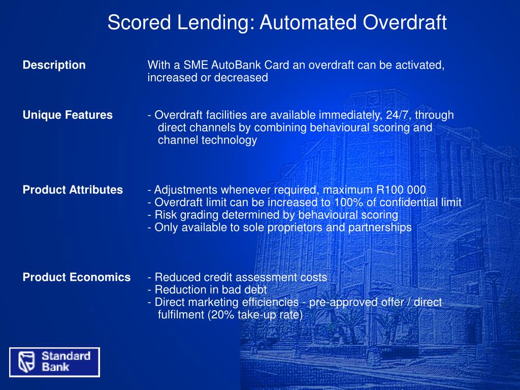 PPT - The SME Offerings of Standard Bank of South Africa PowerPoint ...