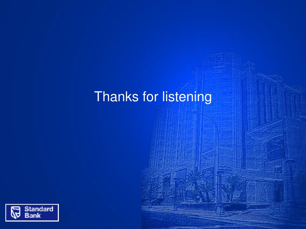 PPT - The SME Offerings of Standard Bank of South Africa PowerPoint ...