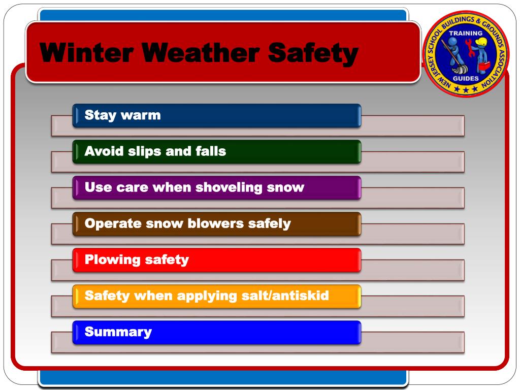 winter safety powerpoint presentation