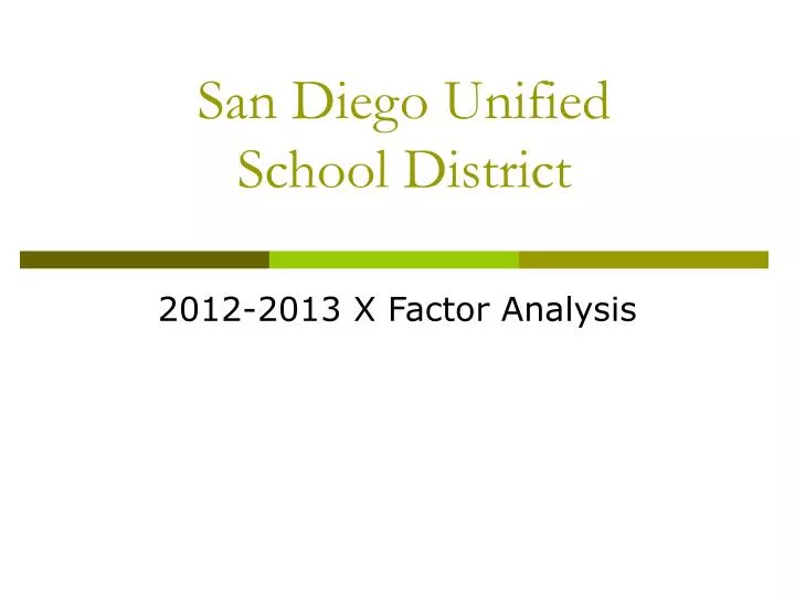 PPT - San Diego Unified School District PowerPoint Presentation, free ...