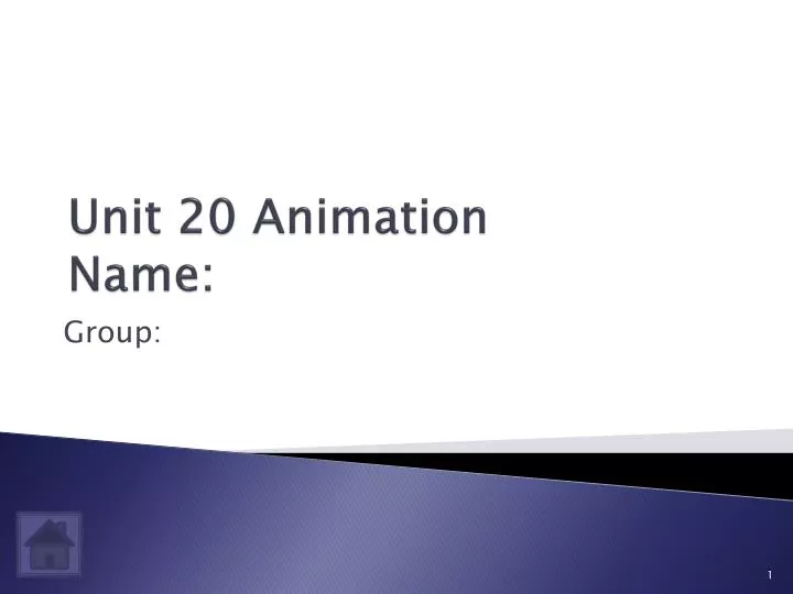 unit 20 animation name n.