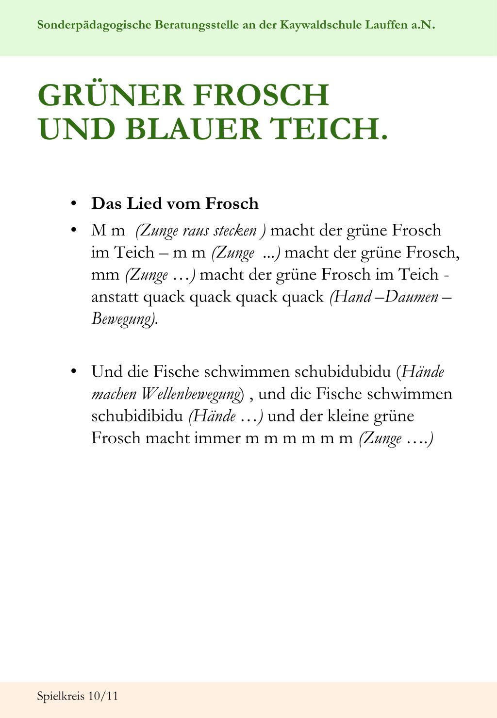 PPT - GRÜNER FROSCH UND BLAUER TEICH. PowerPoint Presentation, free  download - ID:1038170