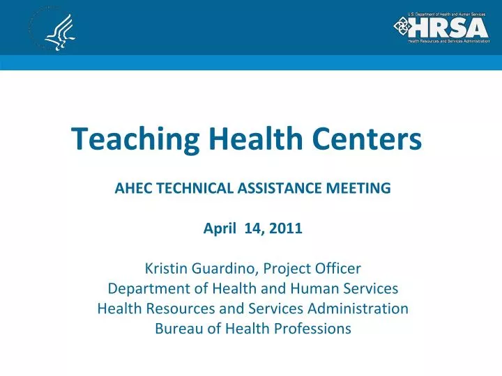 teaching health centers n.