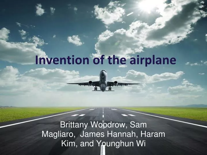 ppt invention of the airplane powerpoint presentation id invention of the airplane