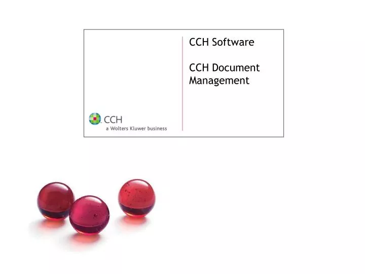 cch software cch document management n.