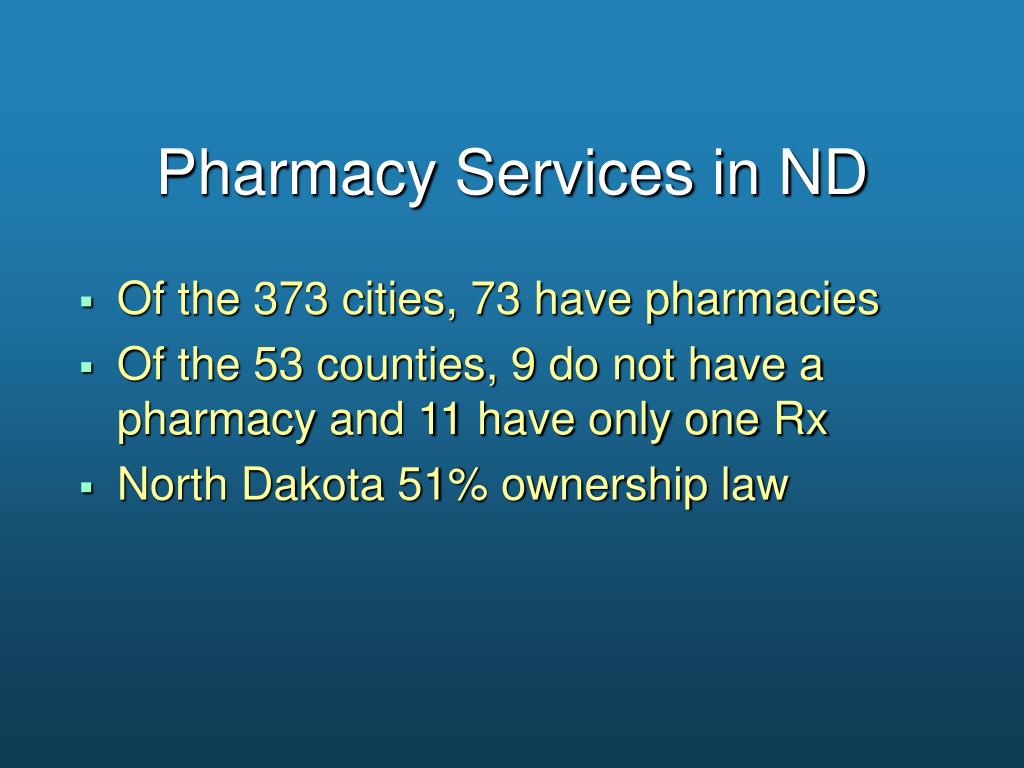 PPT The North Dakota Telepharmacy Project Restoring and Retaining
