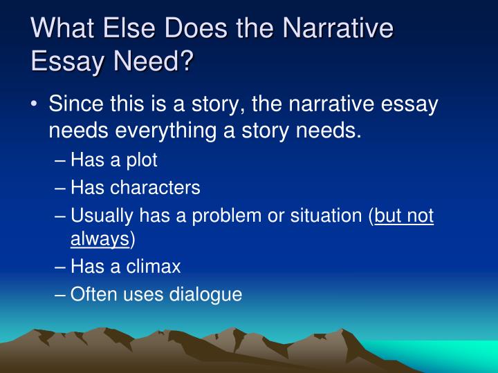 can you use dialogue narrative essay This section will demonstrate the correct formatting conventions to use when inserting your dialogue into a narrative essay this section will look at the correct usage of the quotation marks, and where to put other punctuation marks this will be looking at the us rules of grammar – the formations and convention in other variants of english. can you use dialogue narrative essay This section will demonstrate the correct formatting conventions to use when inserting your dialogue into a narrative essay this section will look at the correct usage of the quotation marks, and where to put other punctuation marks this will be looking at the us rules of grammar – the formations and convention in other variants of english.
