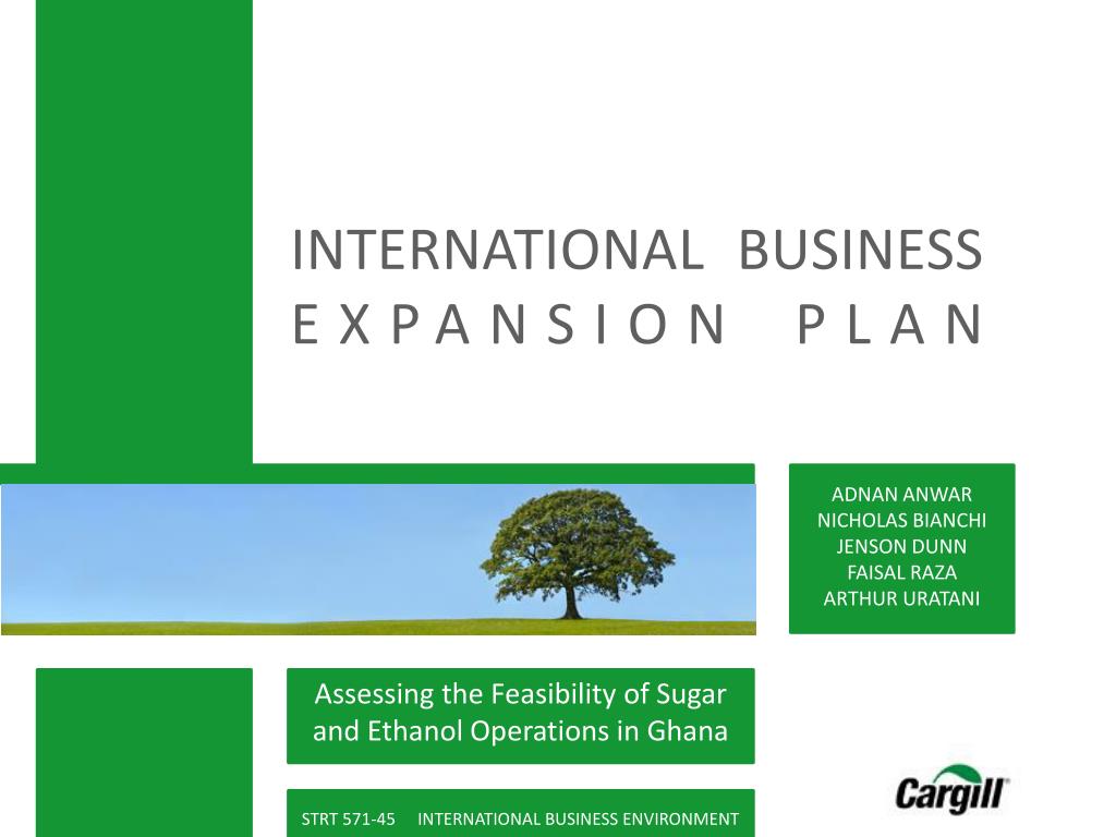 business plan international expansion