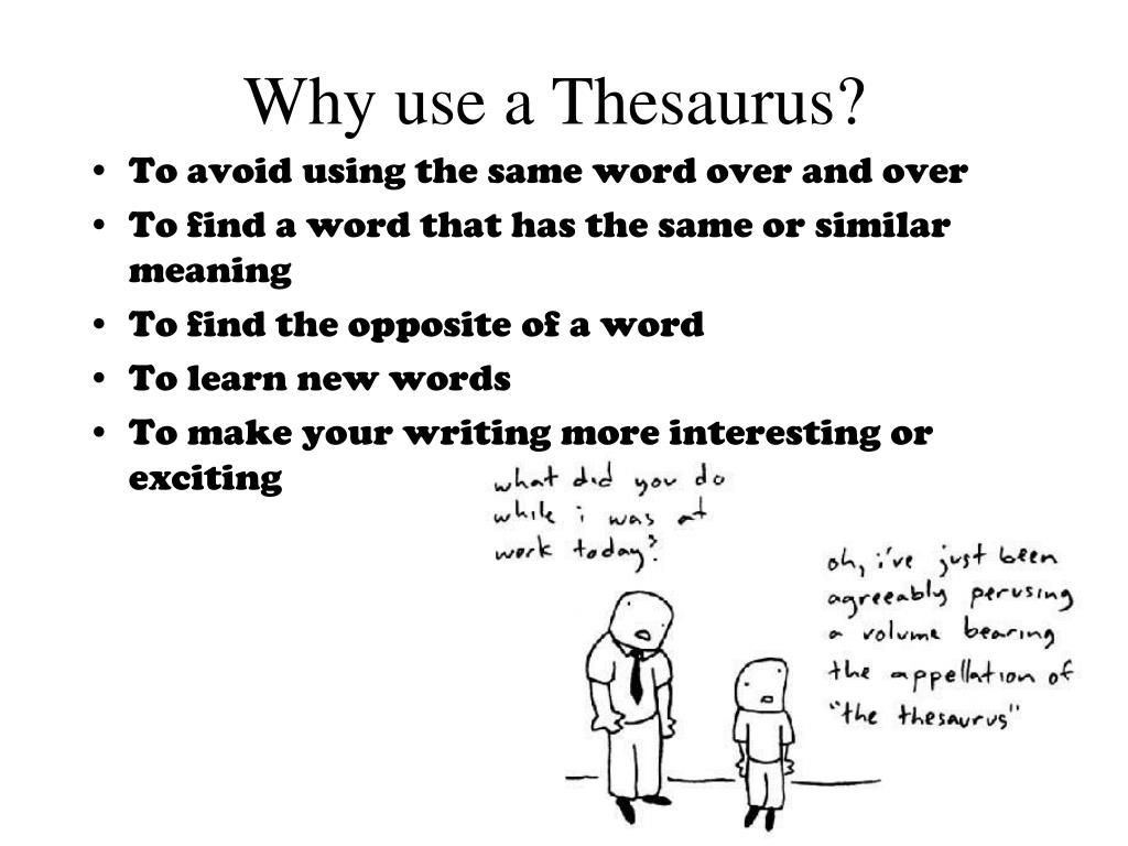 what is a thesaurus