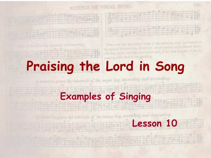 presentation of the lord songs