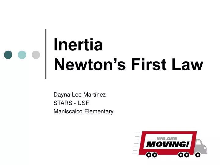 inertia newton s first law n.