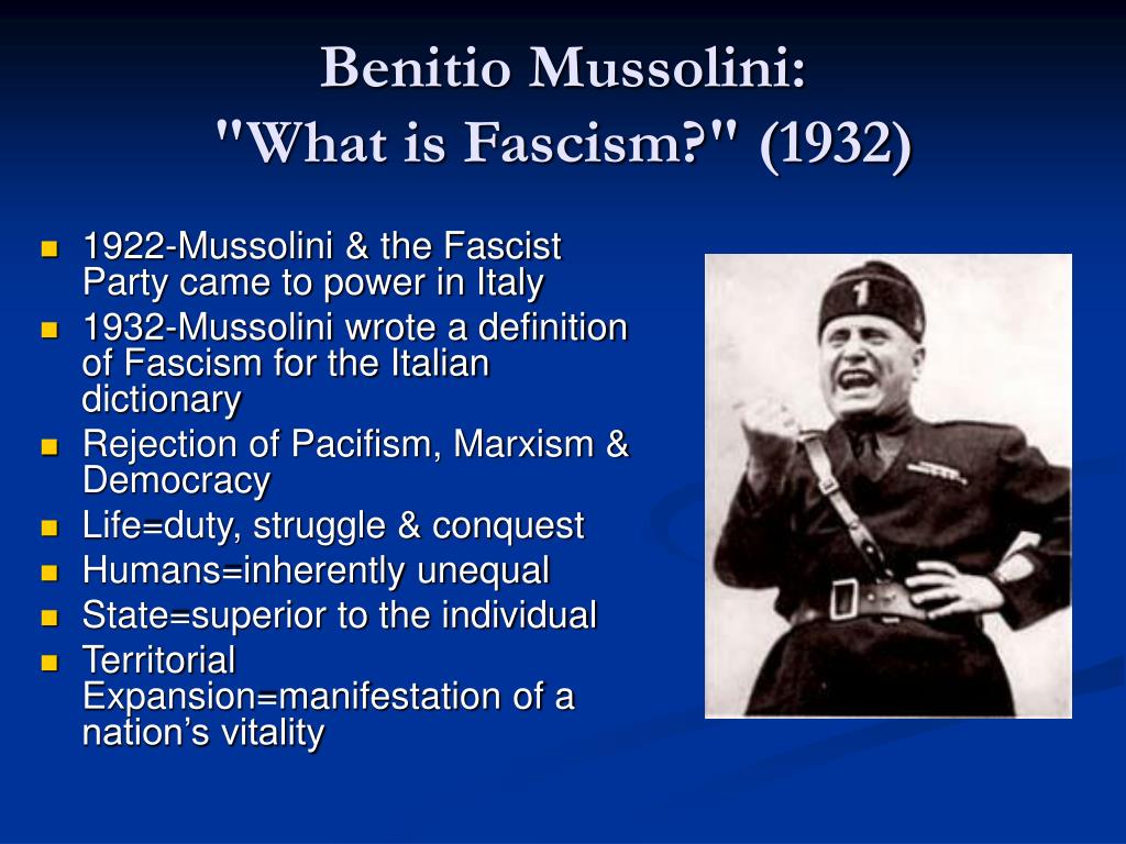 fascism definition ww2