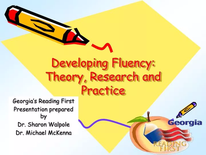 PPT Developing Fluency Theory, Research and Practice PowerPoint Presentation ID1043316